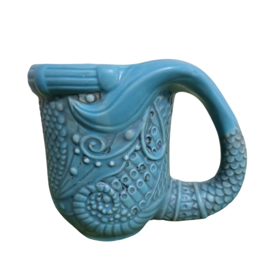 Disney Parks Little Mermaid Ariel Sculpted 3D Mug Cup Authentic Rare Collector